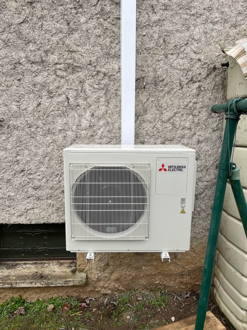 Multi-split Mitsubishi 4F72 installé par Kozéo à Givry, agglomération chalonnaise