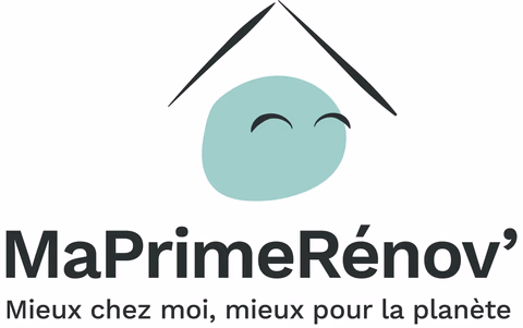 Logo MaPrimeRénov' — aide de l'État à la rénovation énergétique