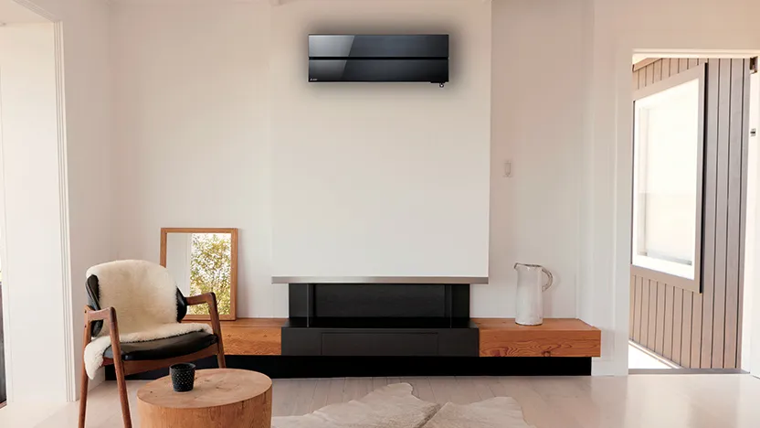 Climatiseur mural Mitsubishi Electric MSZ-LN en déclinaison Hyper Heating, conçu pour chauffer par grand froid